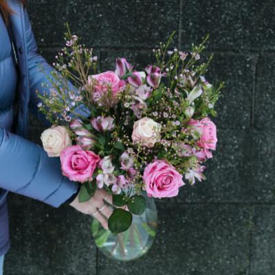 The Valentine's Day Box in the vase