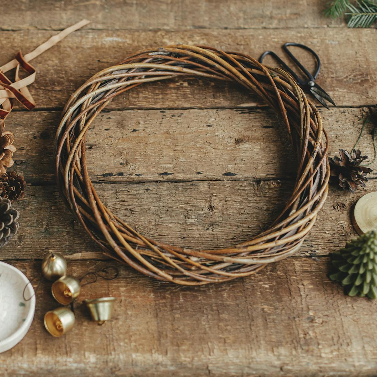DIY Pampas Grass Wreath